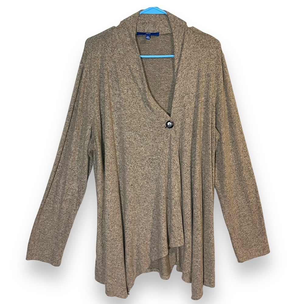 Apt. 9 Women's Xxl Plus Soft Mocha Tan Button Wra… - image 6